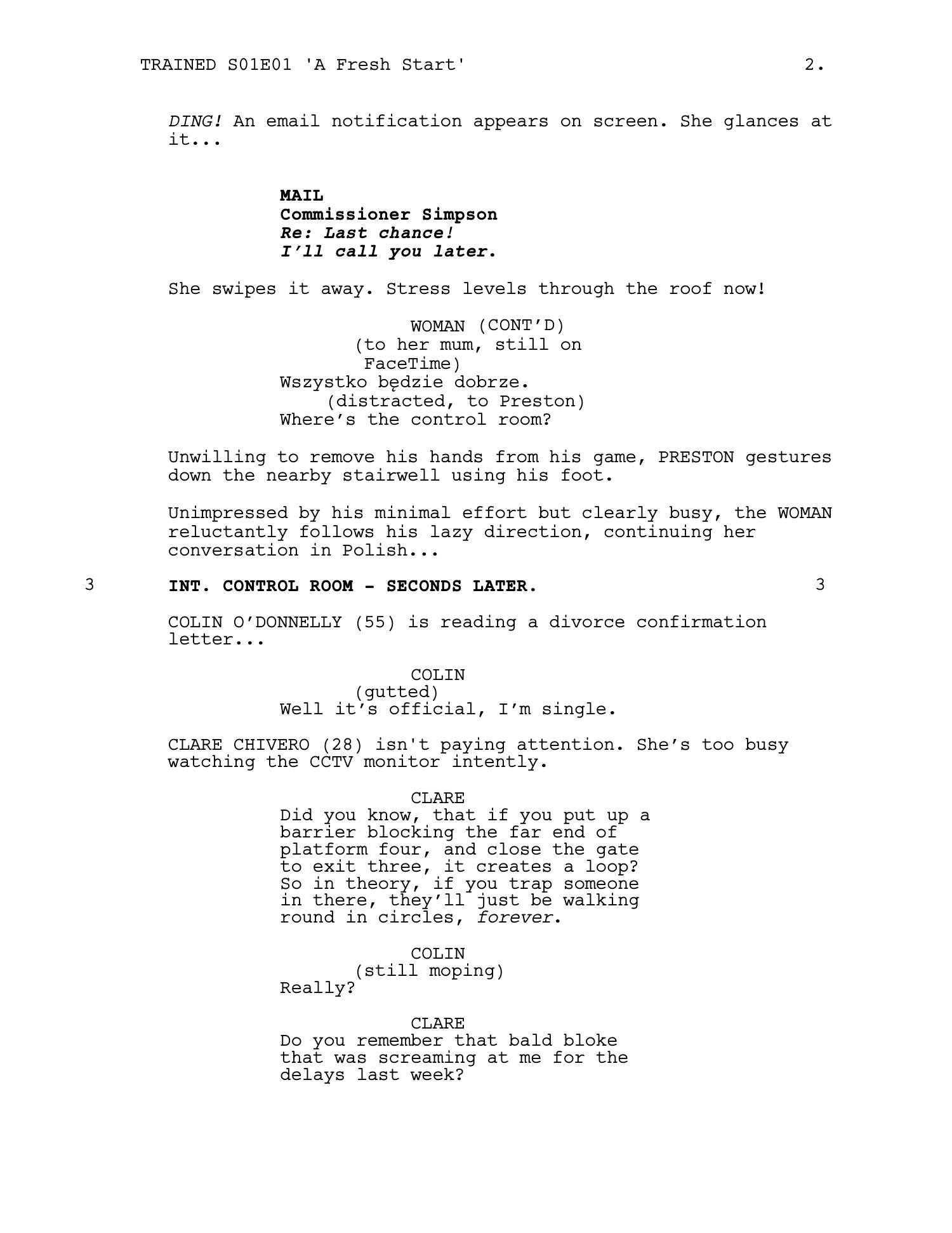 Trained — Episode 1 · 'A Fresh Start' — page 3