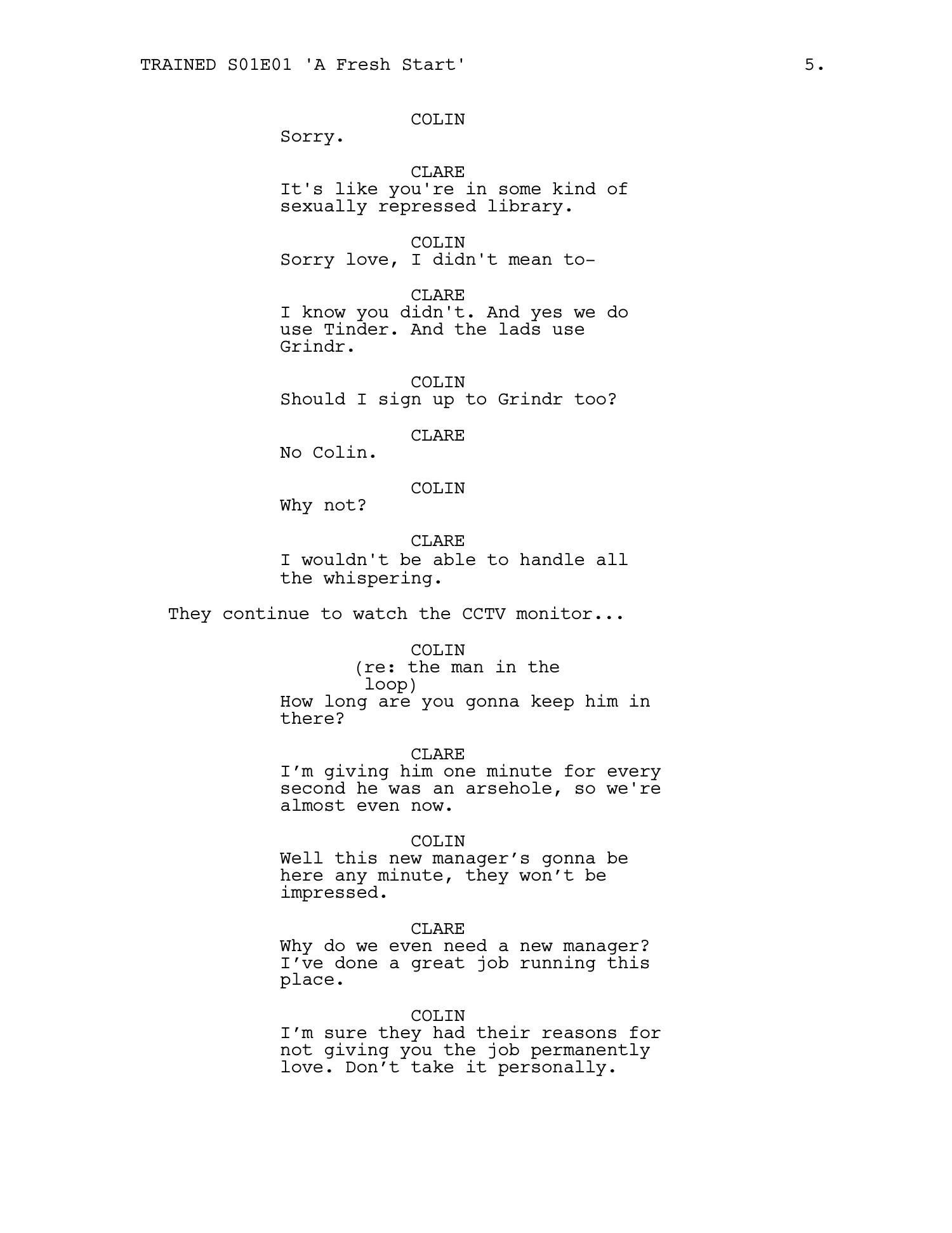 Trained — Episode 1 · 'A Fresh Start' — page 6