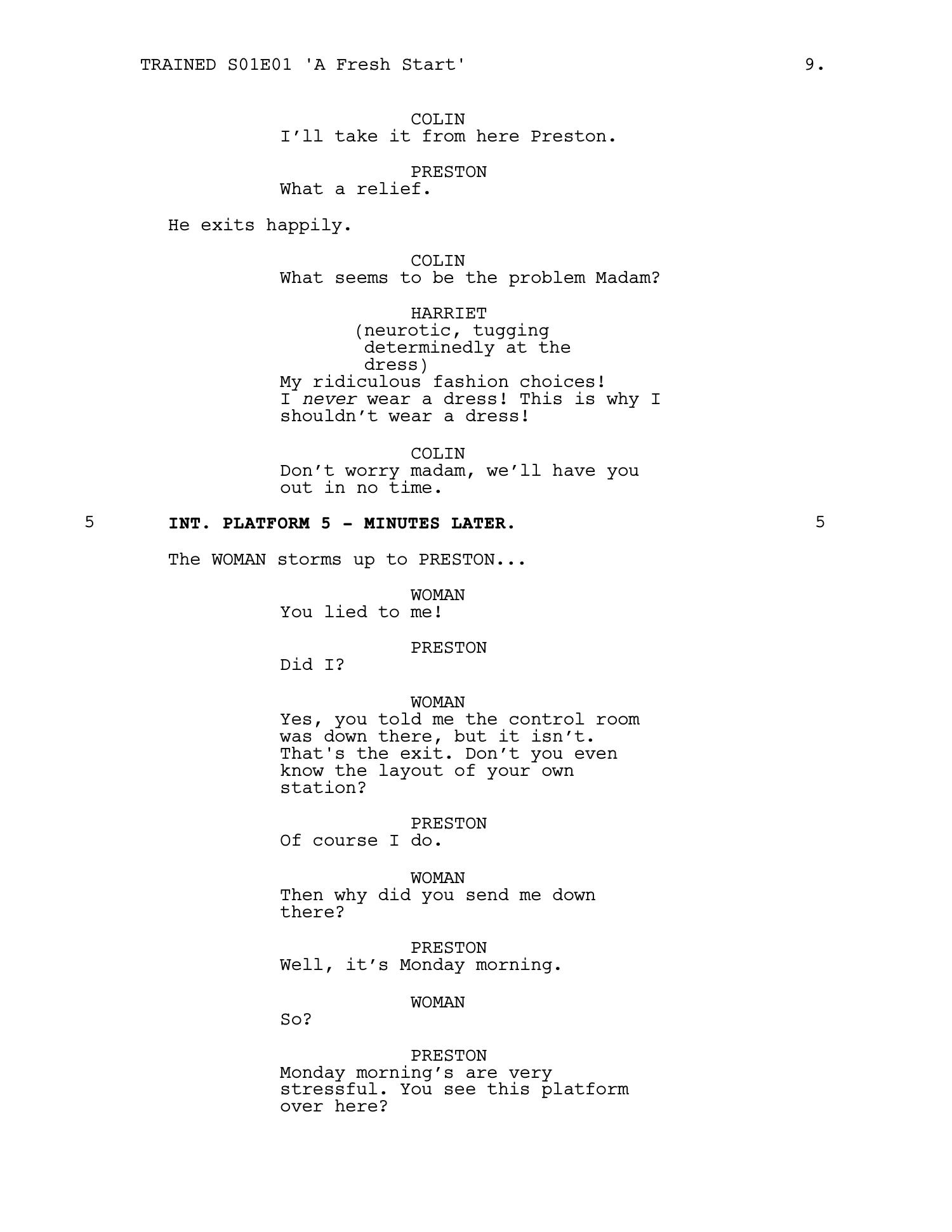 Trained — Episode 1 · 'A Fresh Start' — page 10