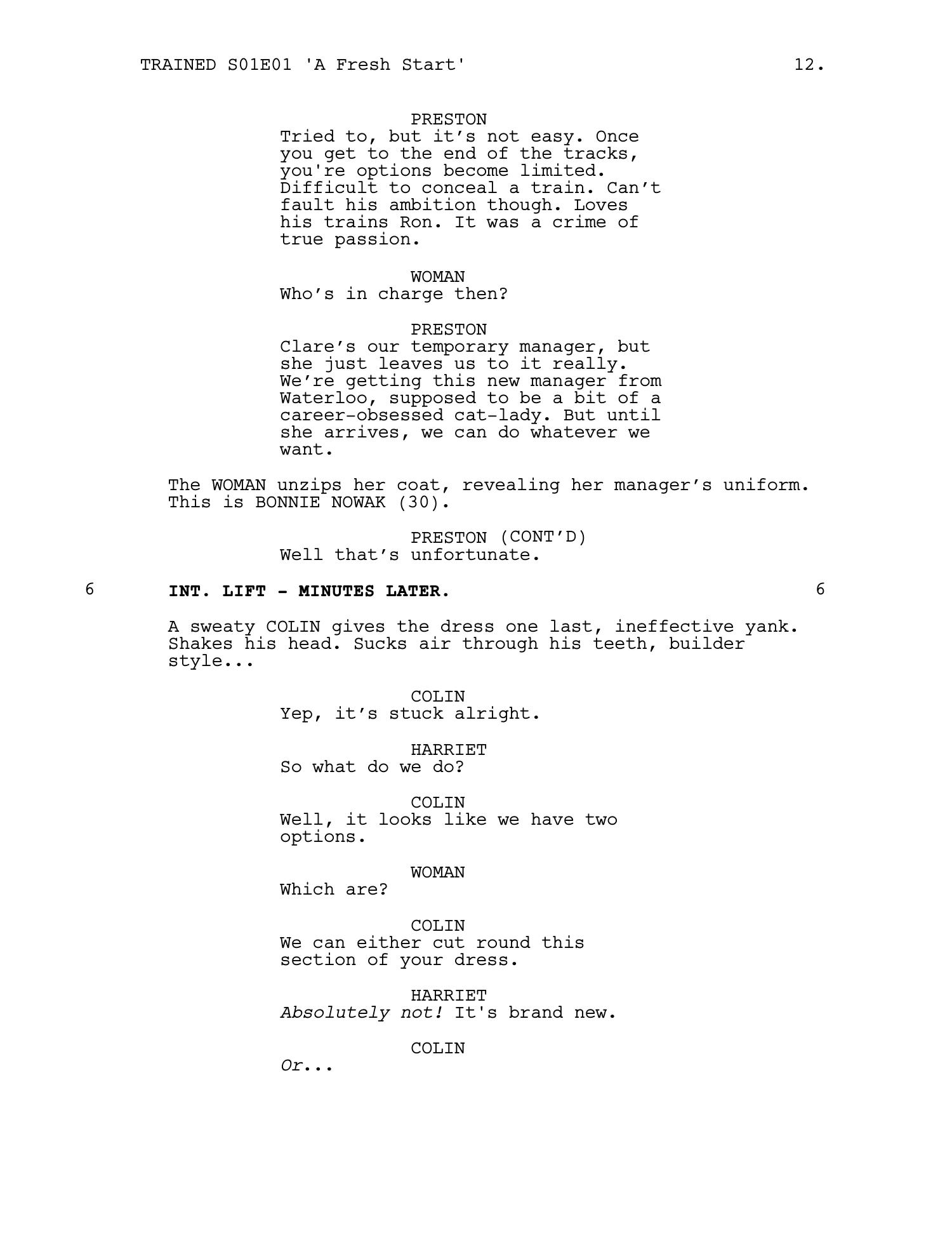 Trained — Episode 1 · 'A Fresh Start' — page 13
