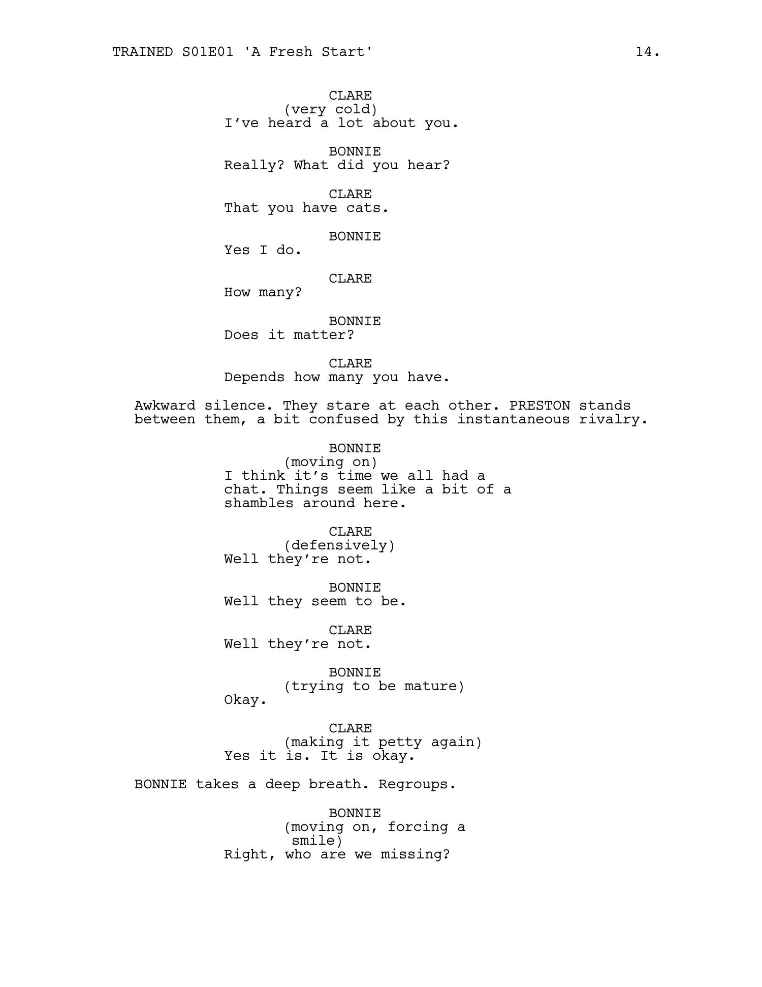 Trained — Episode 1 · 'A Fresh Start' — page 15