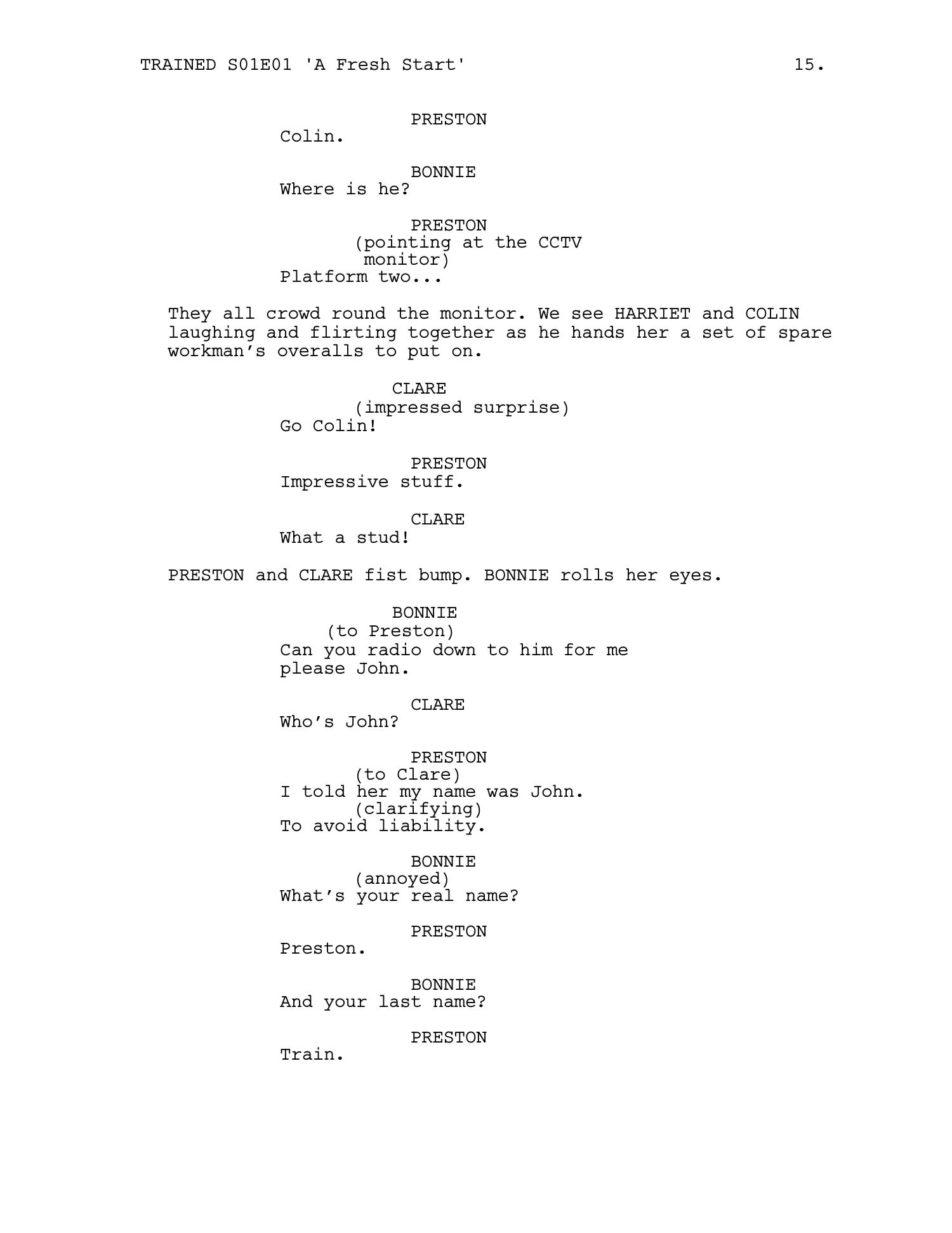 Trained — Episode 1 · 'A Fresh Start' — page 16