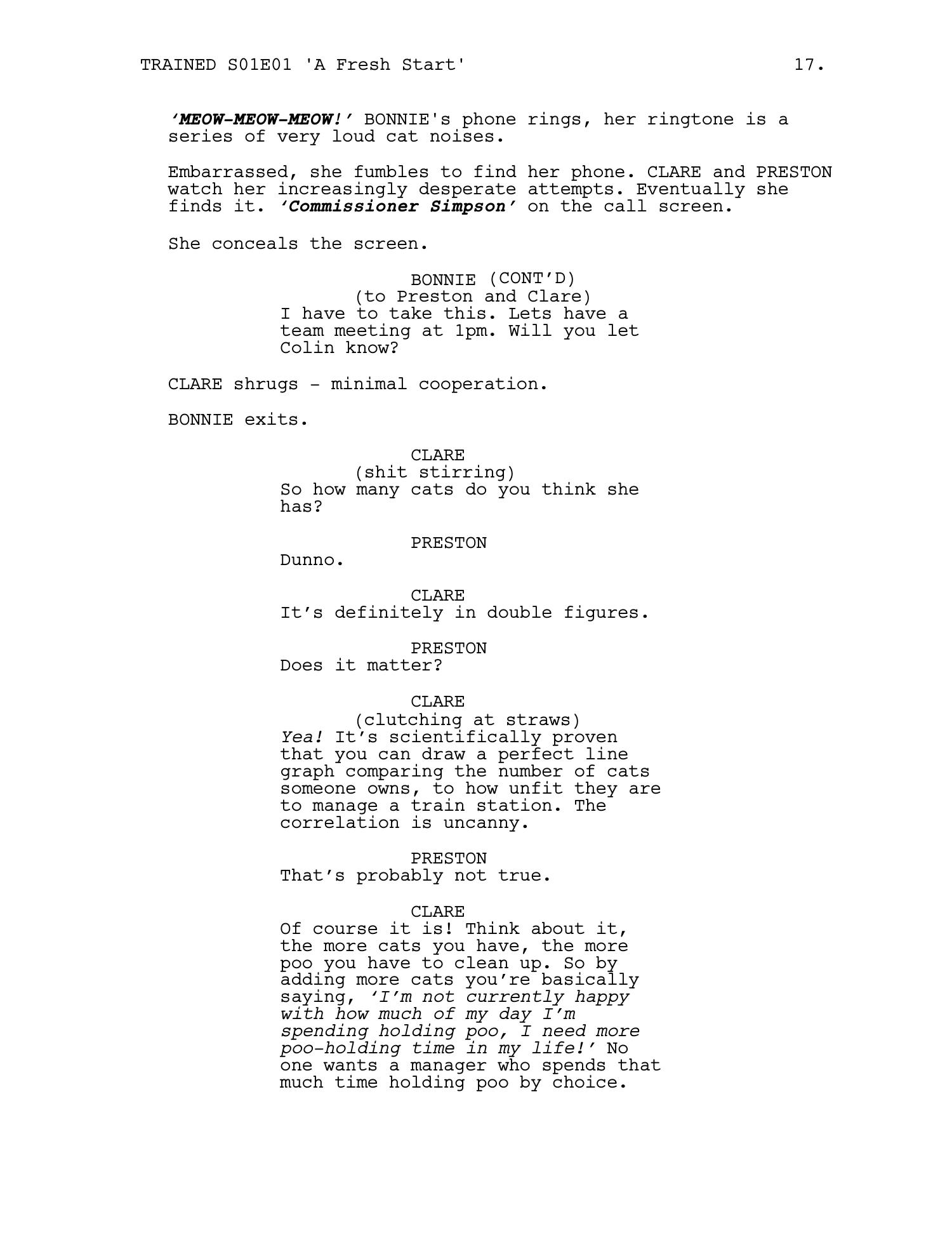 Trained — Episode 1 · 'A Fresh Start' — page 18