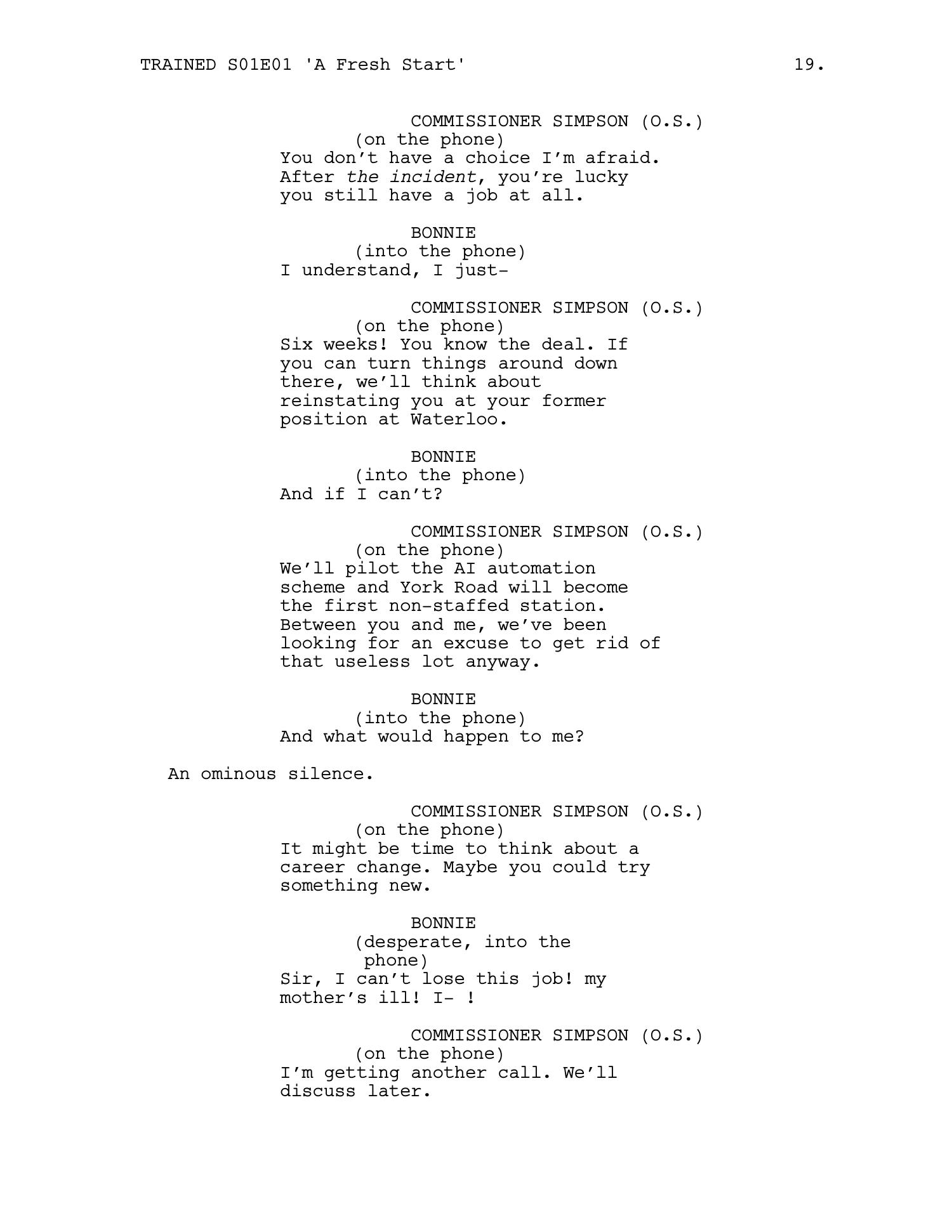 Trained — Episode 1 · 'A Fresh Start' — page 20
