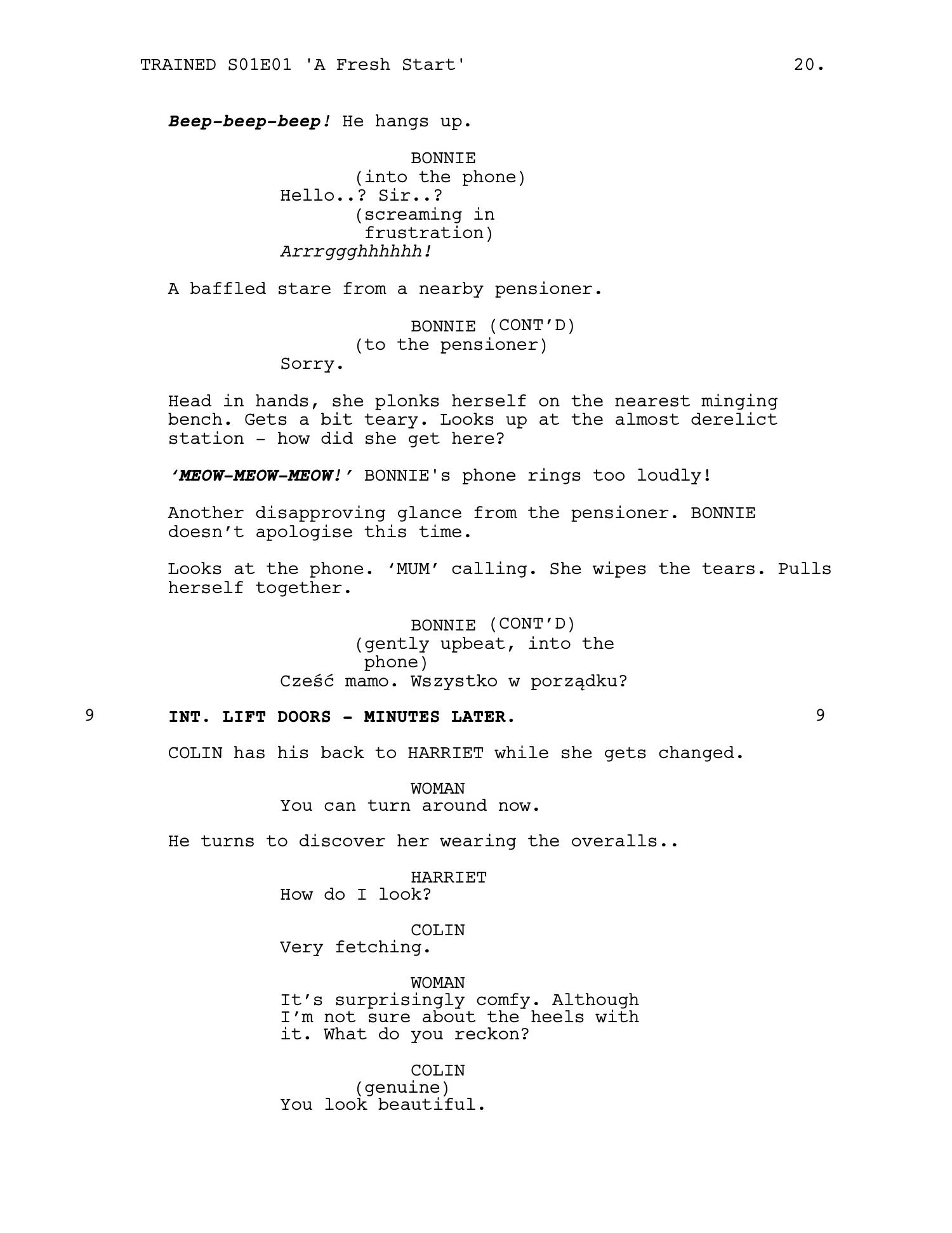 Trained — Episode 1 · 'A Fresh Start' — page 21