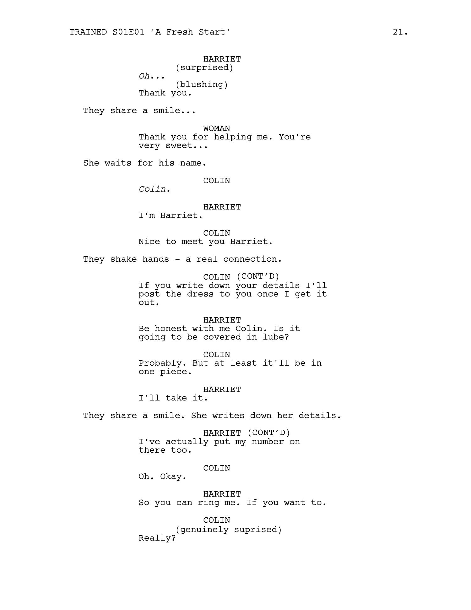 Trained — Episode 1 · 'A Fresh Start' — page 22