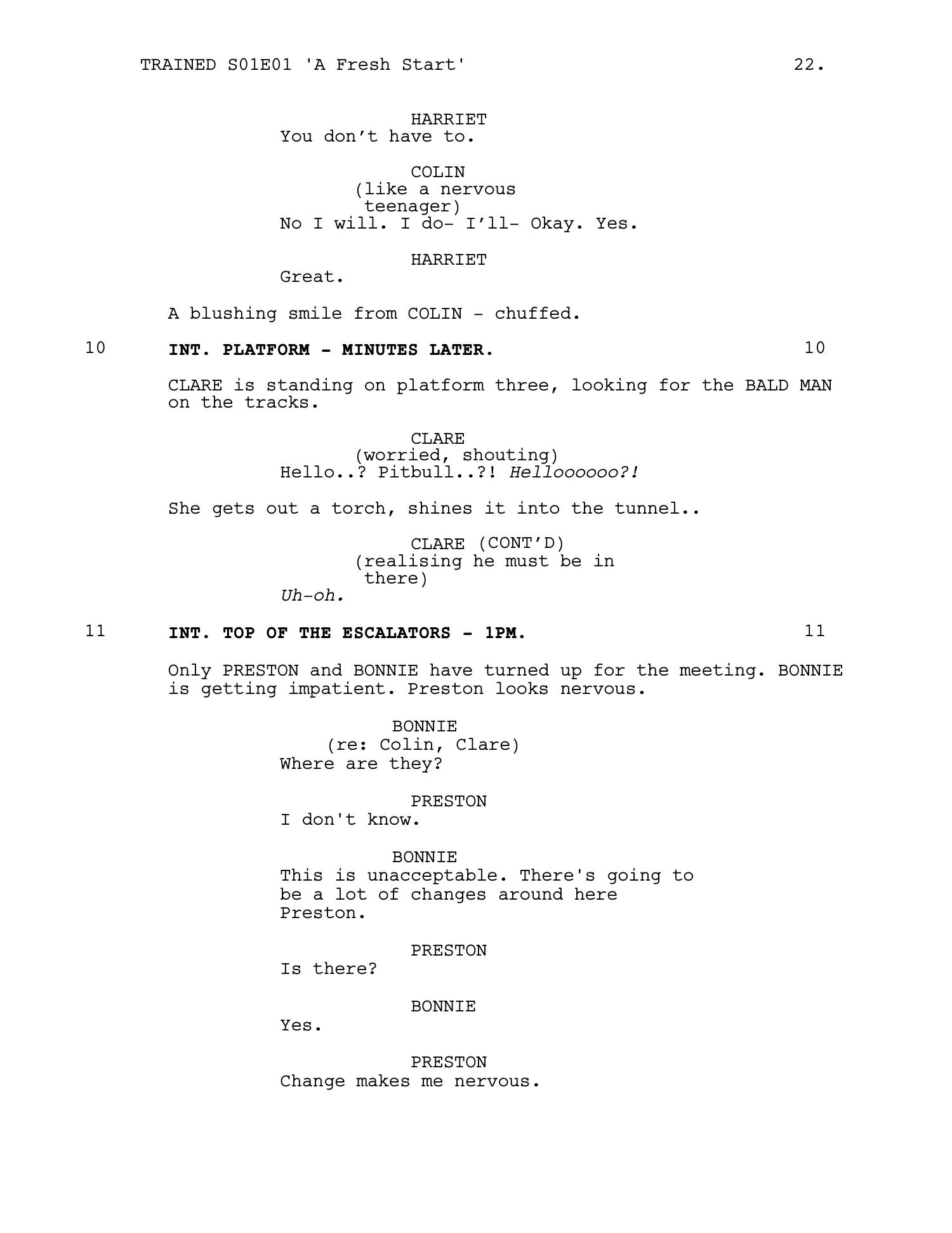 Trained — Episode 1 · 'A Fresh Start' — page 23