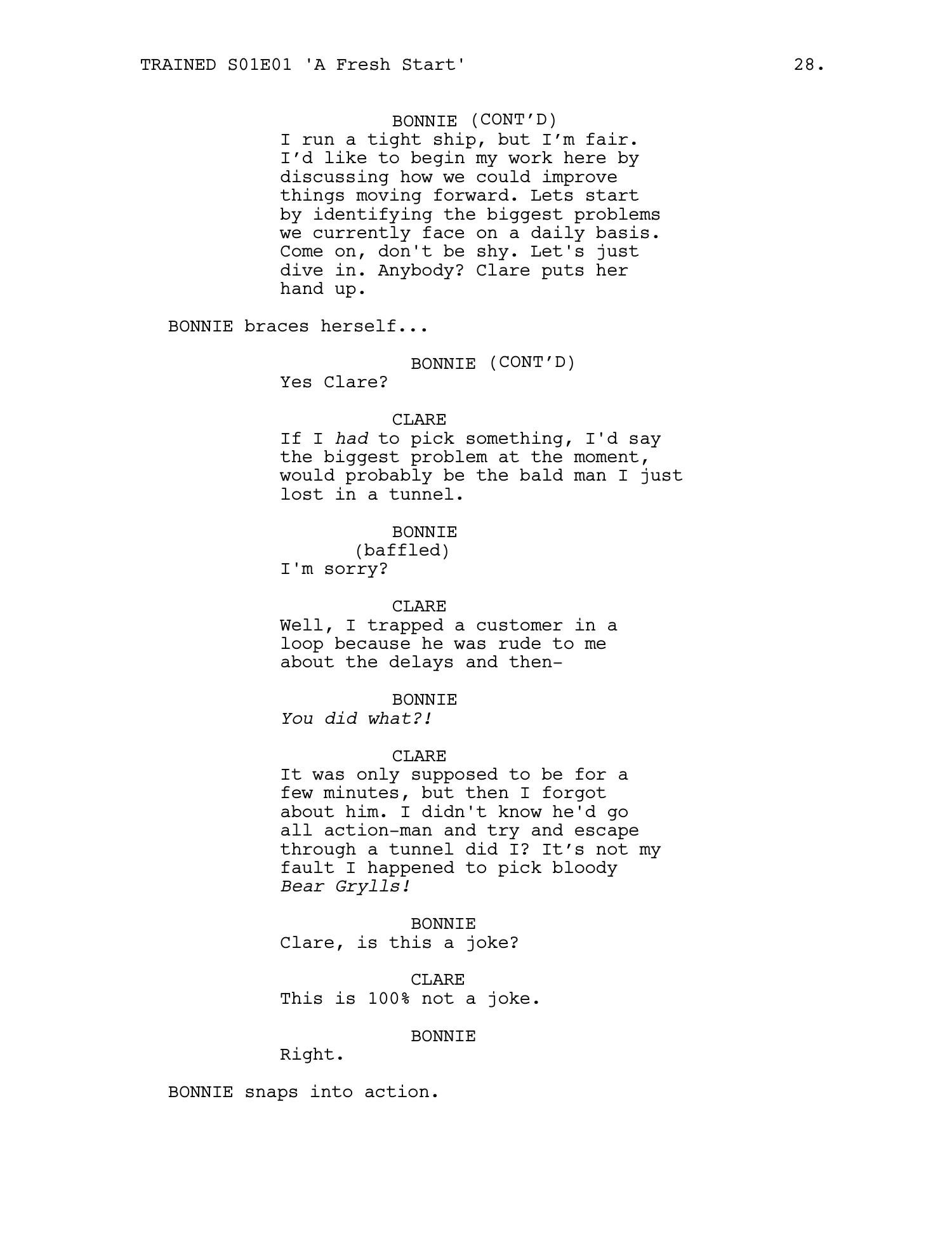 Trained — Episode 1 · 'A Fresh Start' — page 29