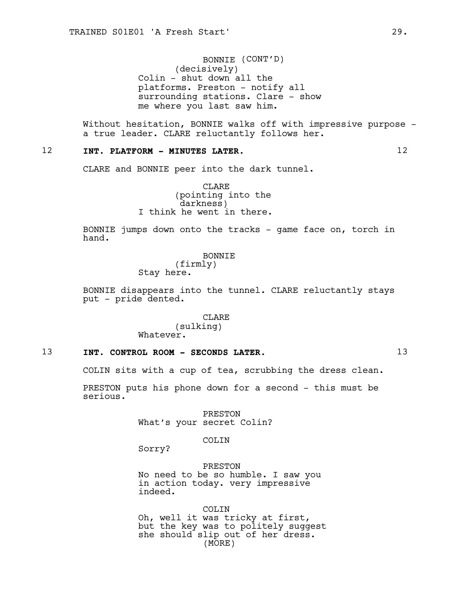 Trained — Episode 1 · 'A Fresh Start' — page 30