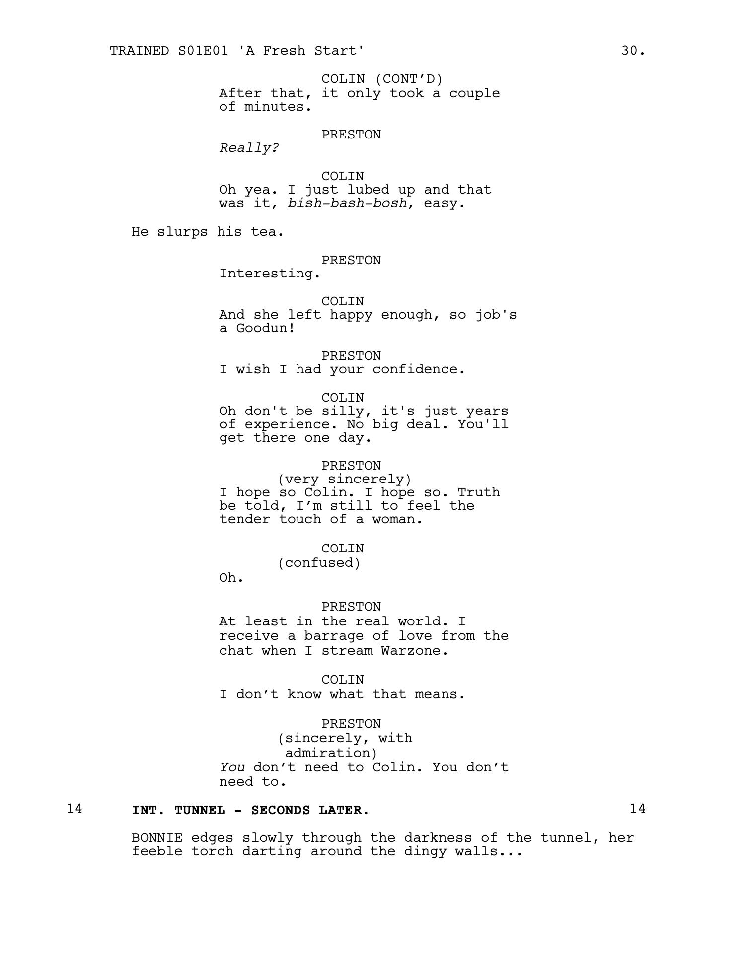 Trained — Episode 1 · 'A Fresh Start' — page 31