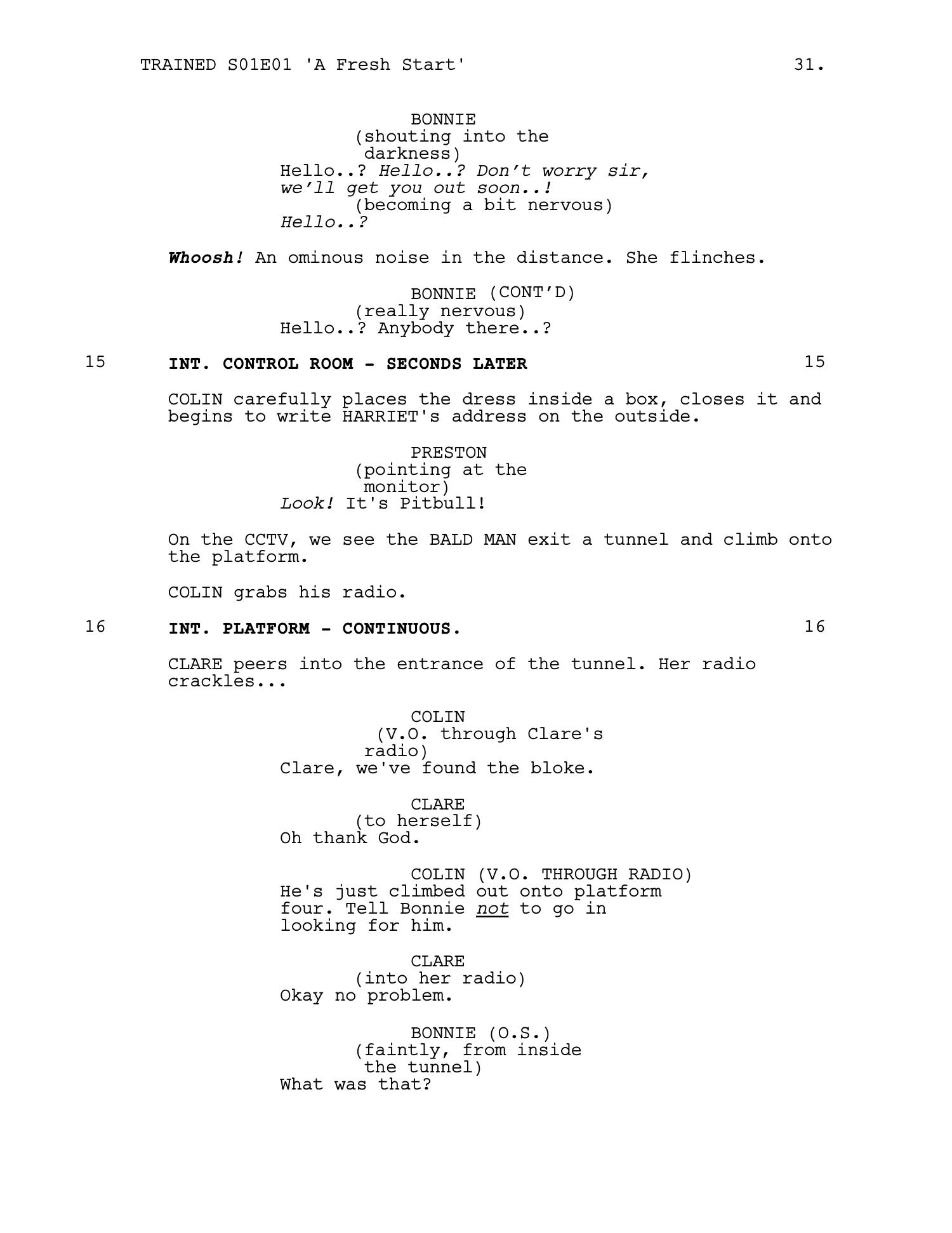 Trained — Episode 1 · 'A Fresh Start' — page 32