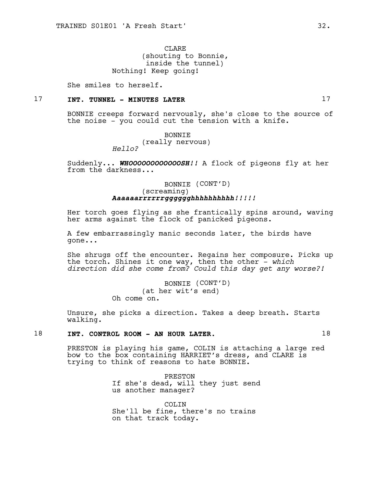 Trained — Episode 1 · 'A Fresh Start' — page 33