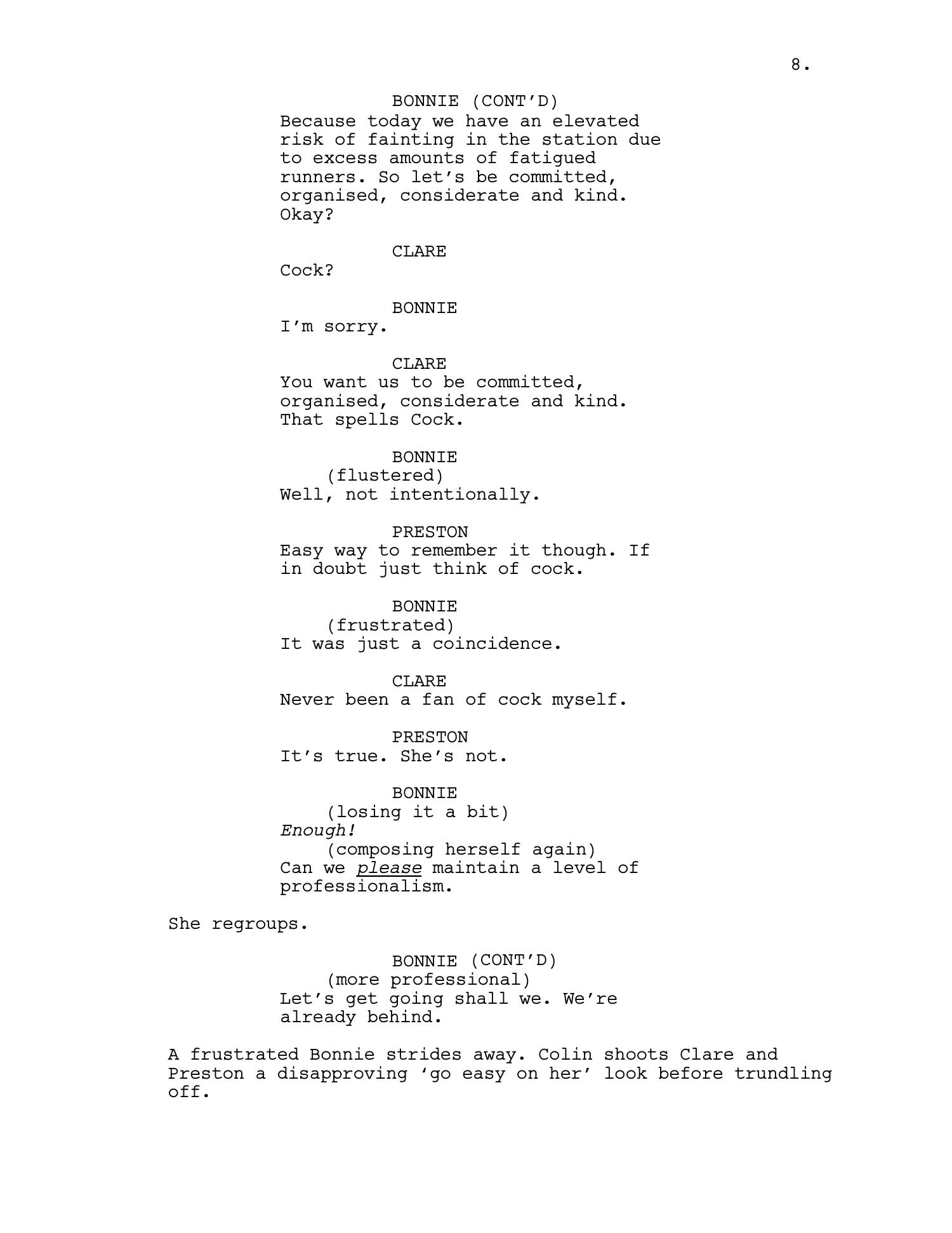 Trained — Episode 2 · 'Marathon Day' — page 9